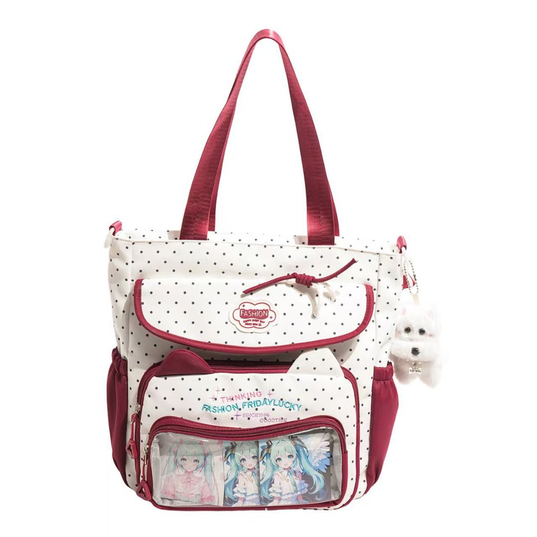Charming Multi-Pocket Tote Bag Bowlift