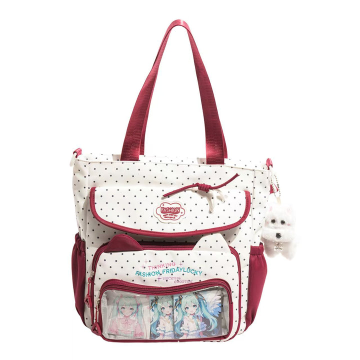 Charming Multi-Pocket Tote Bag Bowlift