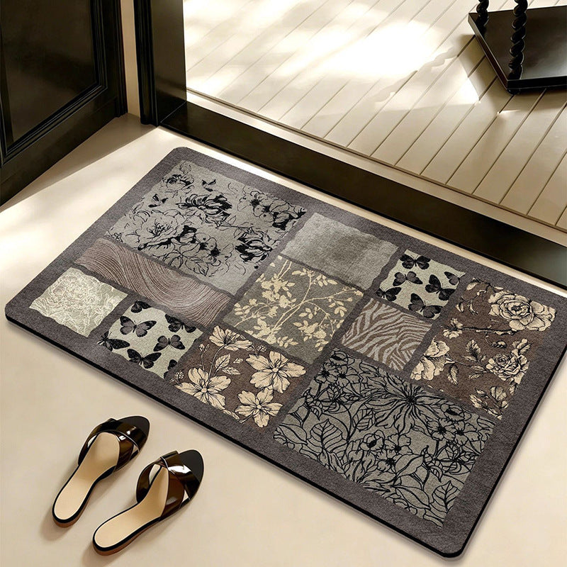 Artistic Nature-Themed Area Rug