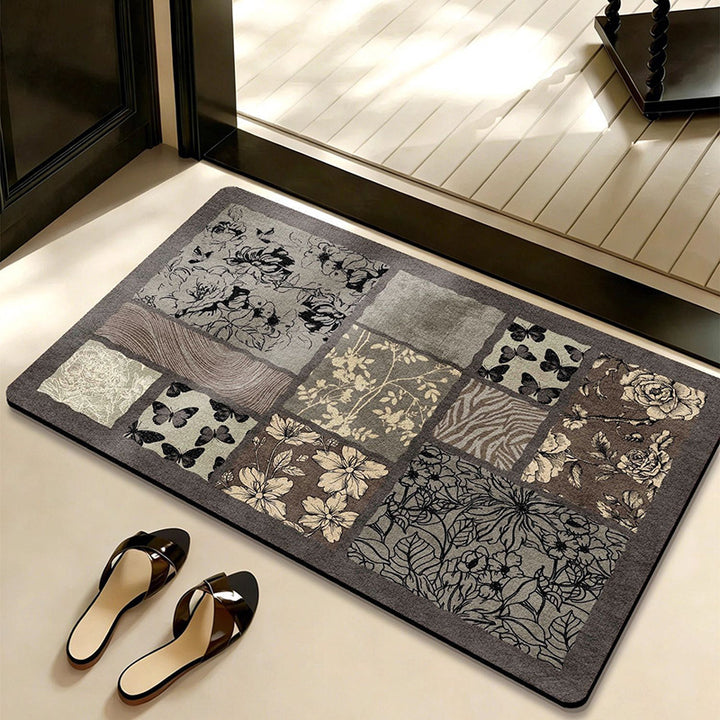 Artistic Nature-Themed Area Rug