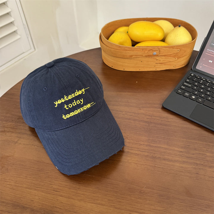 Women's Distressed Graphic Cap Bowlift