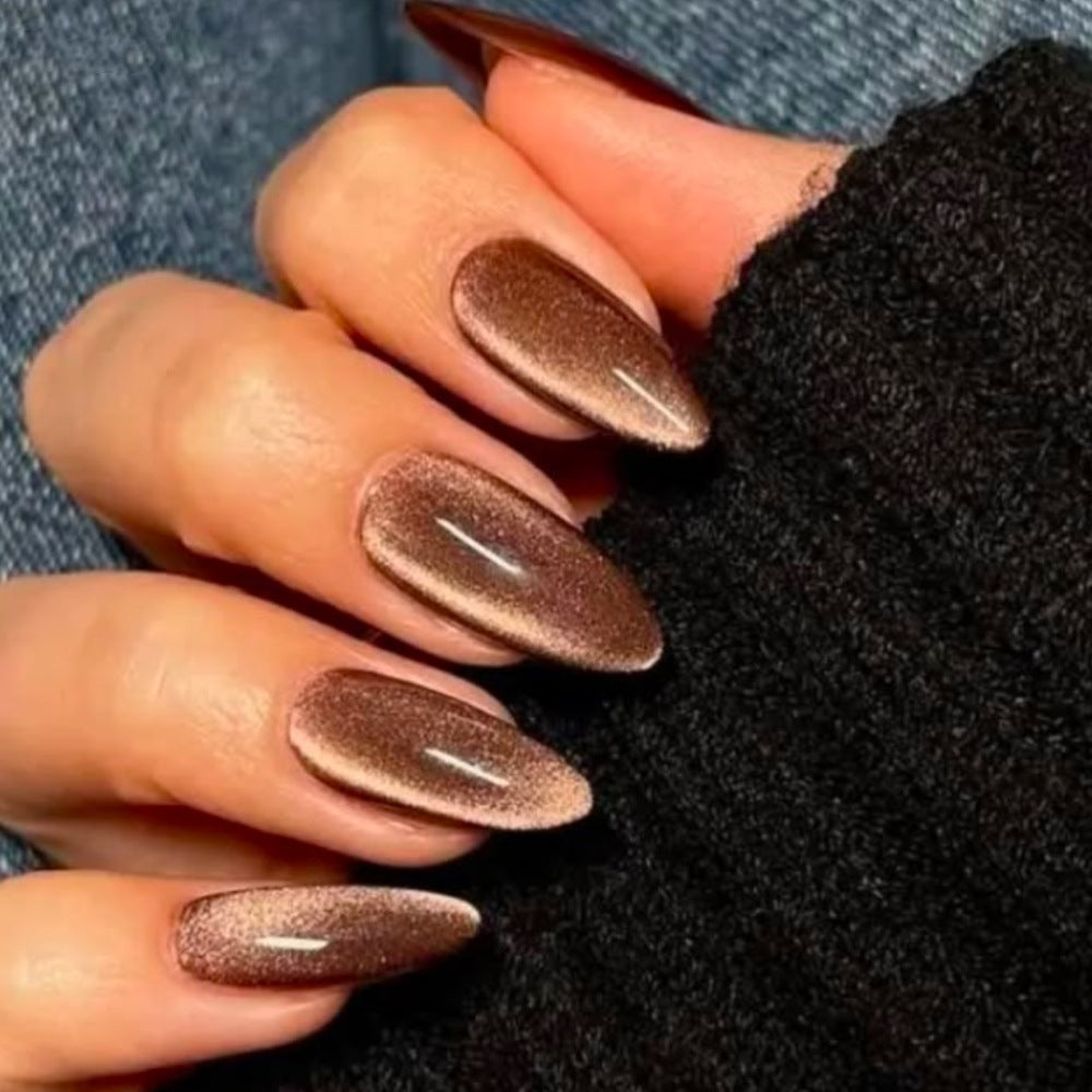 Premium Glimmering Ombre Press-On Nails Bowlift