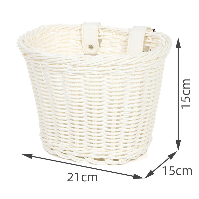 Stylish Woven Storage Basket with Handles Bowlift