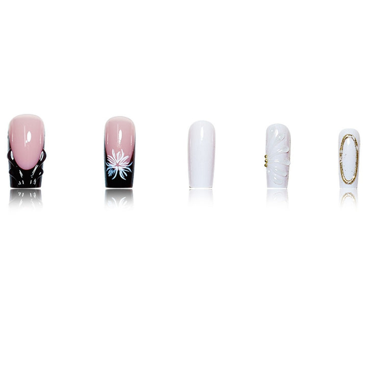 Decorative Flower Nail Art Extensions Bowlift