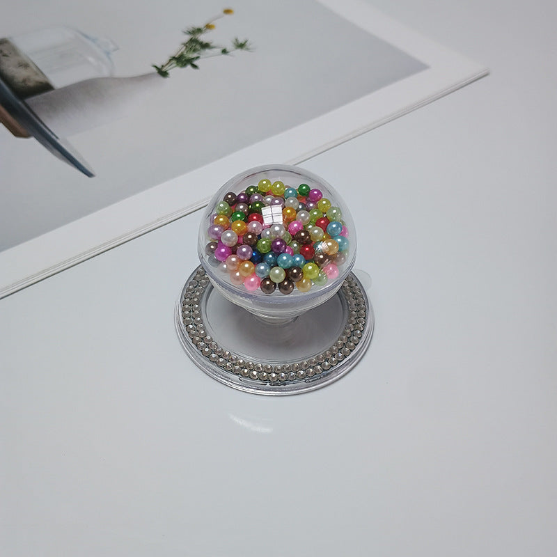 Decorative Beaded Cosmetic Mirror Bowlift