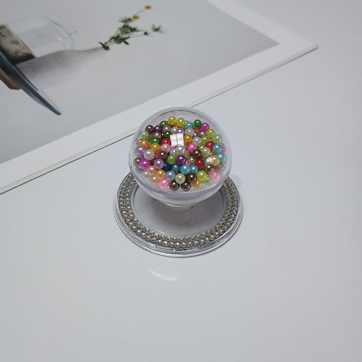 Decorative Beaded Cosmetic Mirror Bowlift