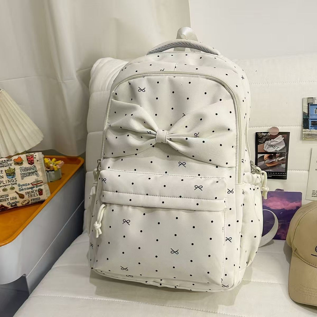 Charming Bow-Accent Backpack