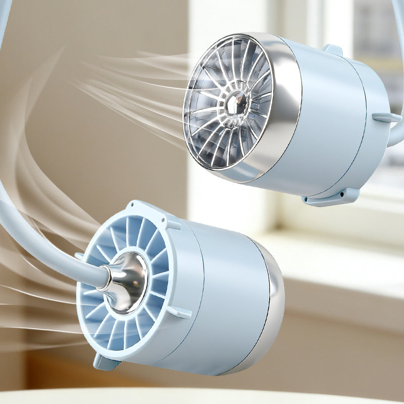 Unisex Portable Neck Fan with Flexible Speed Control Bowlift