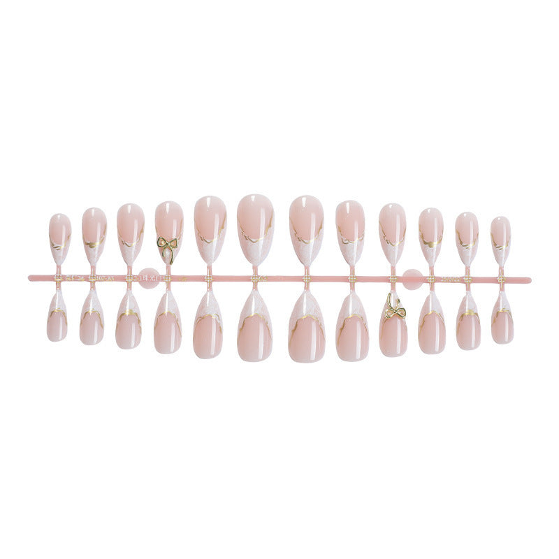 Elegant Sculpted Press-On Nail Tips Bowlift
