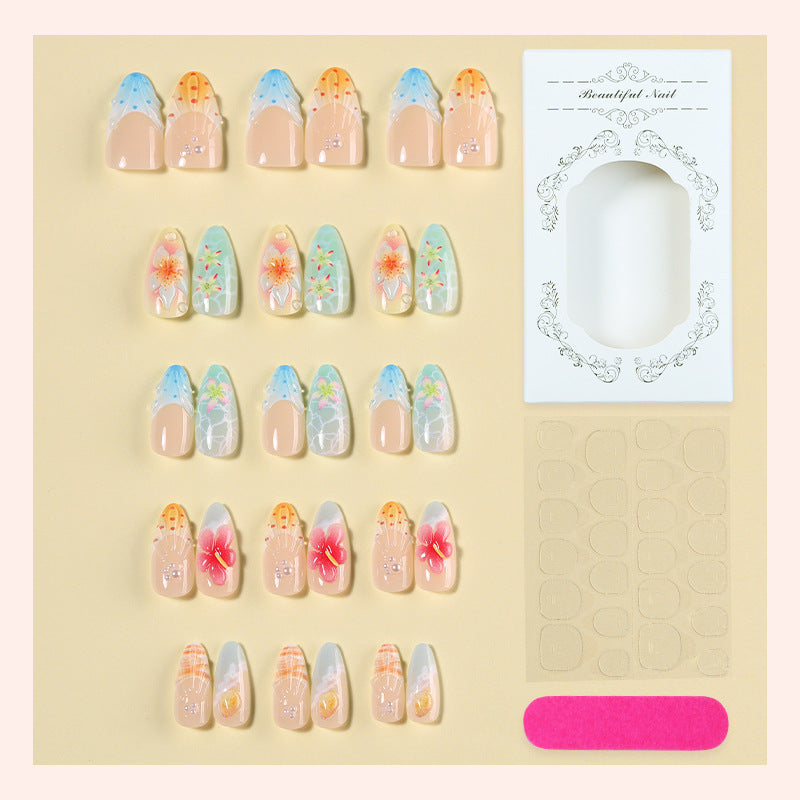 Artistic Floral Nail Art Set Bowlift