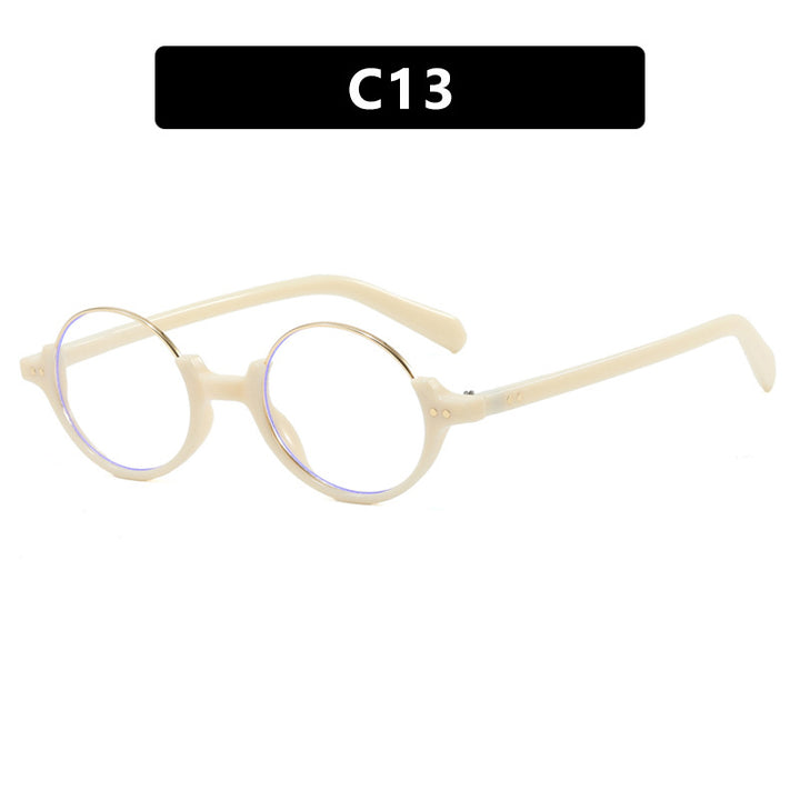 Women's round sunglasses with elegant plastic frame Bowlift
