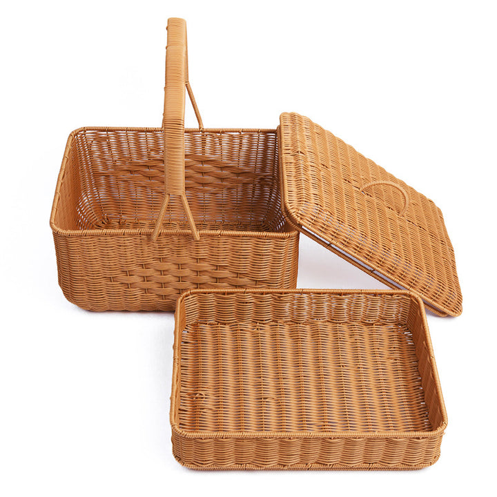Round Woven Storage Basket Bowlift