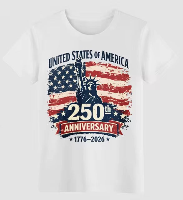 Men's nan patriotic graphic cotton crewneck T-shirt with vintage eagle emblem Bowlift