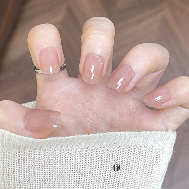 Glossy Square Press-On Nails Bowlift