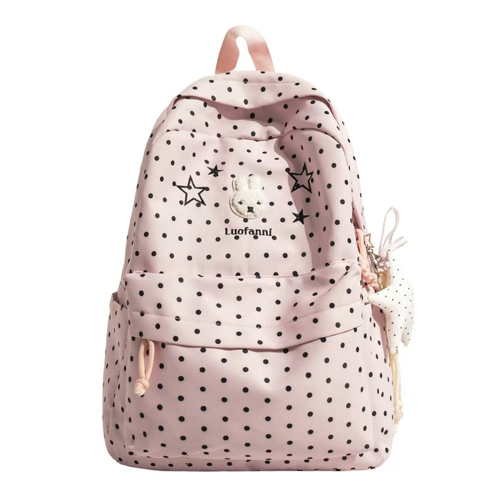 Playful Character-Embellished Backpack Bowlift