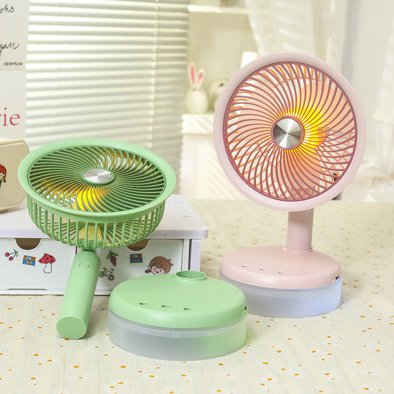 Women's portable table fan with innovative design and USB charging function Bowlift