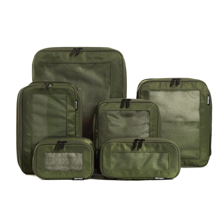 Unisex Storage Bags Set with Transparent Compartments Bowlift