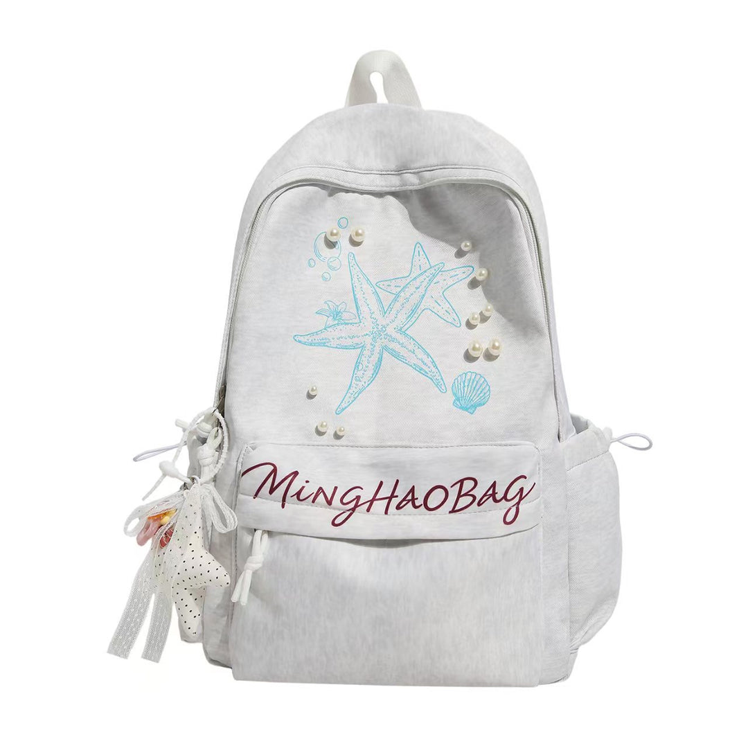 Nautical-Themed Embellished Backpack Bowlift