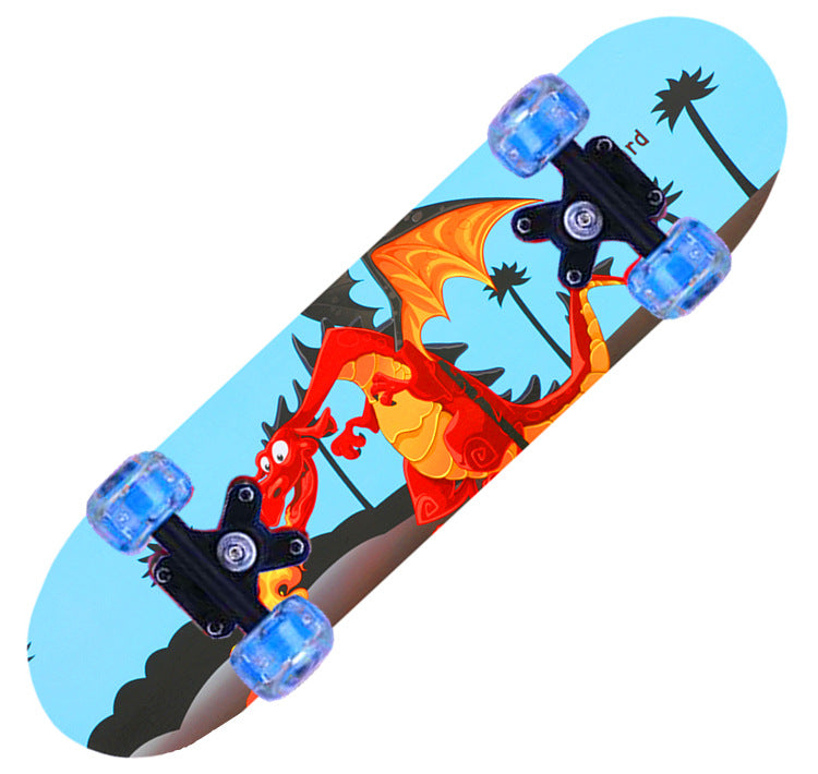 Girls' Cartoon Character Mini Skateboard Bowlift