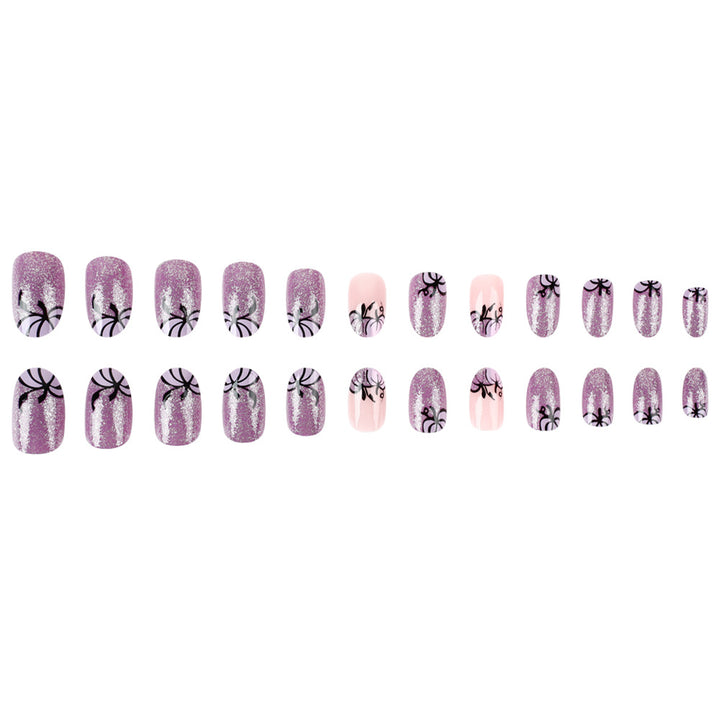 Artistic Glitter Nail Art Bowlift