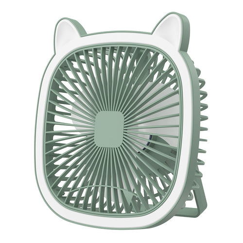 Ladies Portable Mini Table Fan in Cute Cat Design Bowlift
