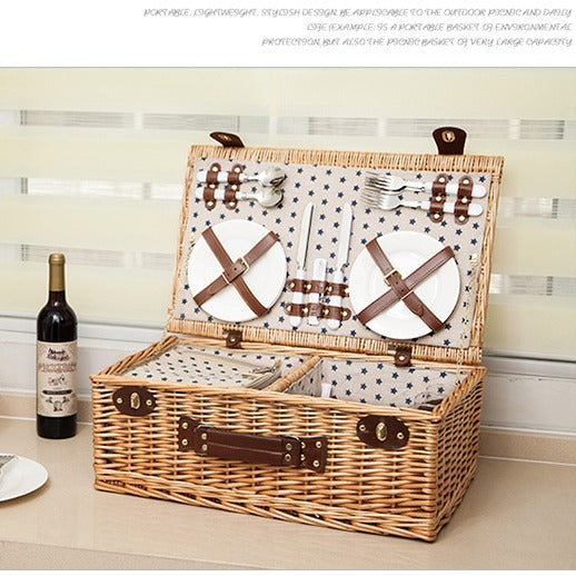 Ladies picnic basket with extensive equipment Bowlift