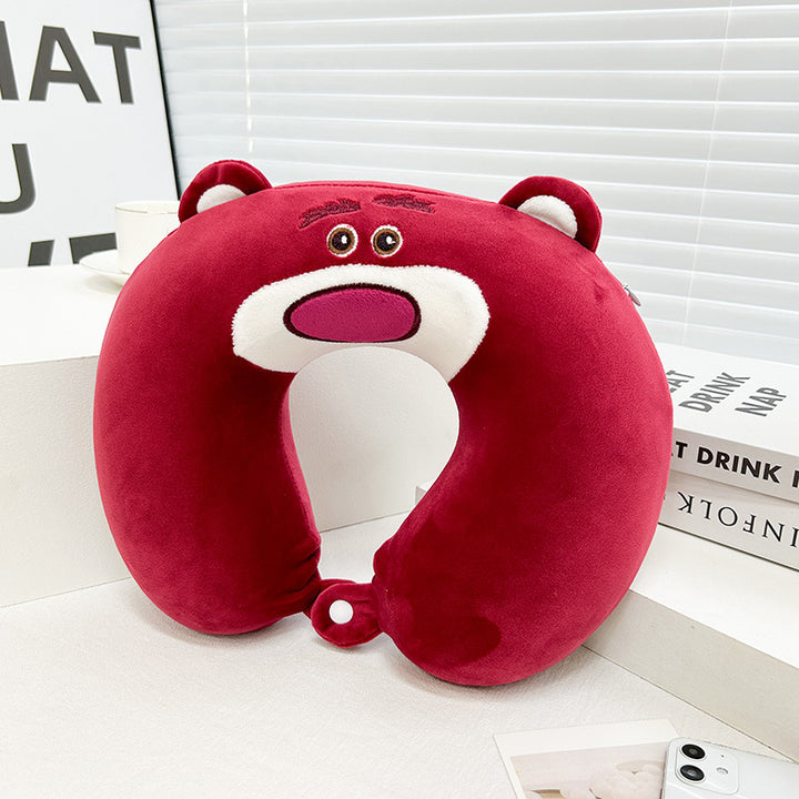 Women Kitten Neck Support Pillow Bowlift
