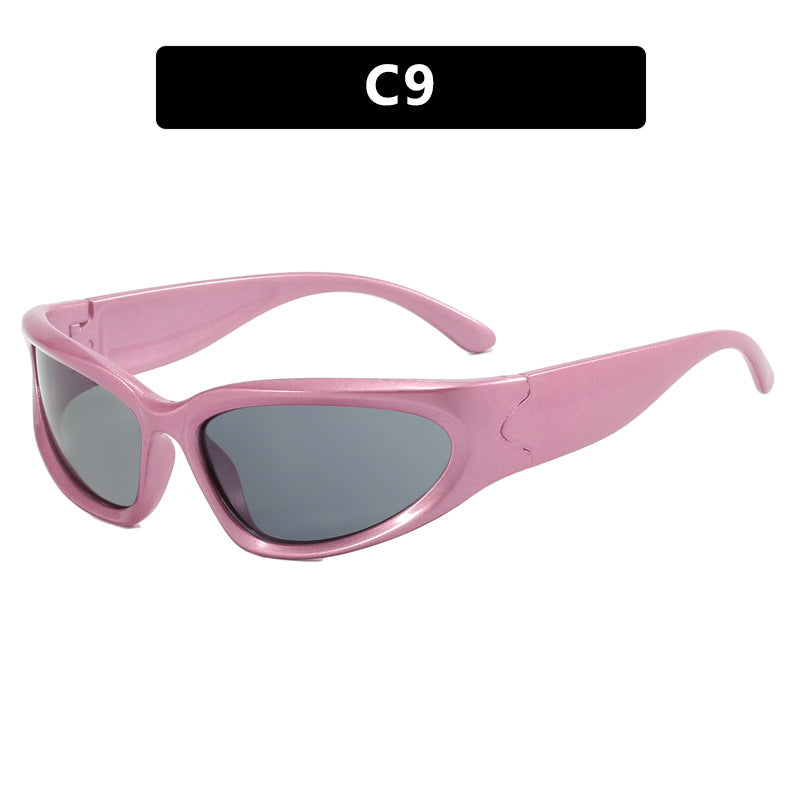 Women sporty sunglasses with ergonomic design and protective UV filter Bowlift