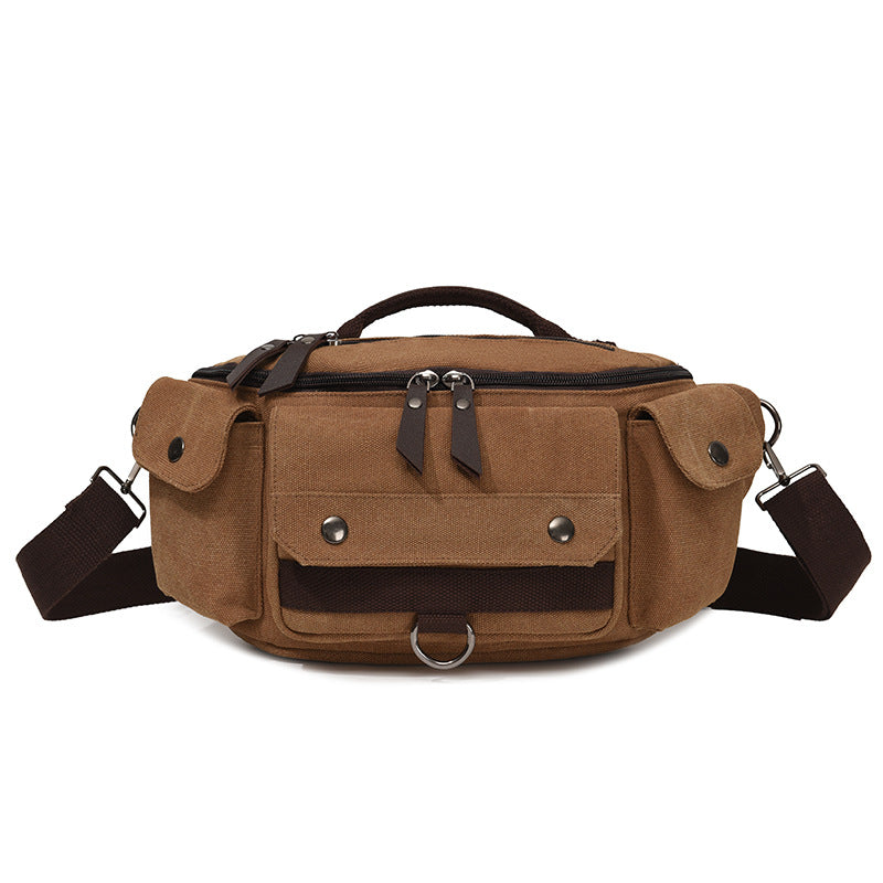 Durable Canvas Utility Crossbody Bag Bowlift