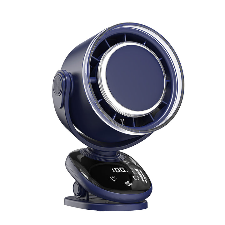 Adjustable Desktop Fan with Digital Display Bowlift