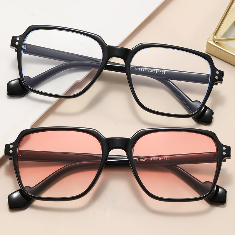 Women square glasses with transparent frame and stylish design Bowlift
