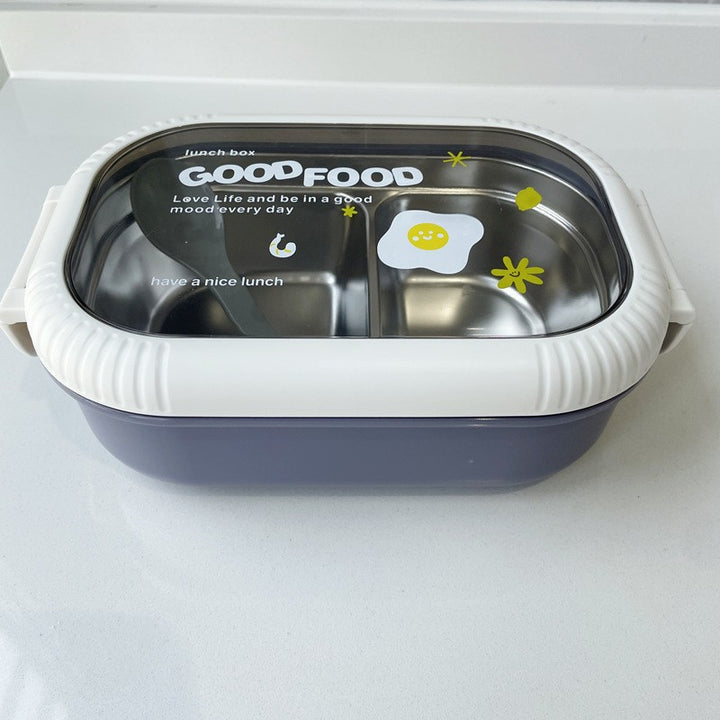 Dual-Compartment Food Storage Container