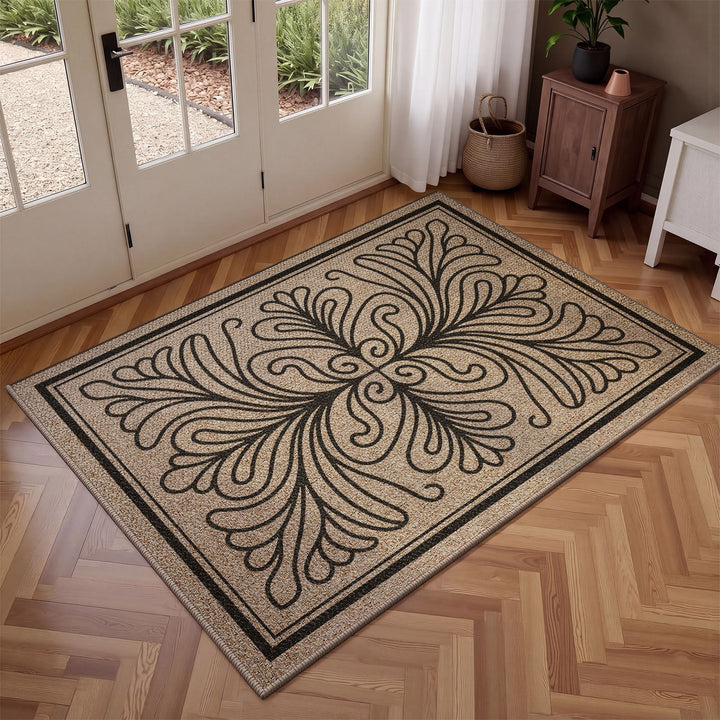 Geometric Patterned Indoor Area Mat Bowlift