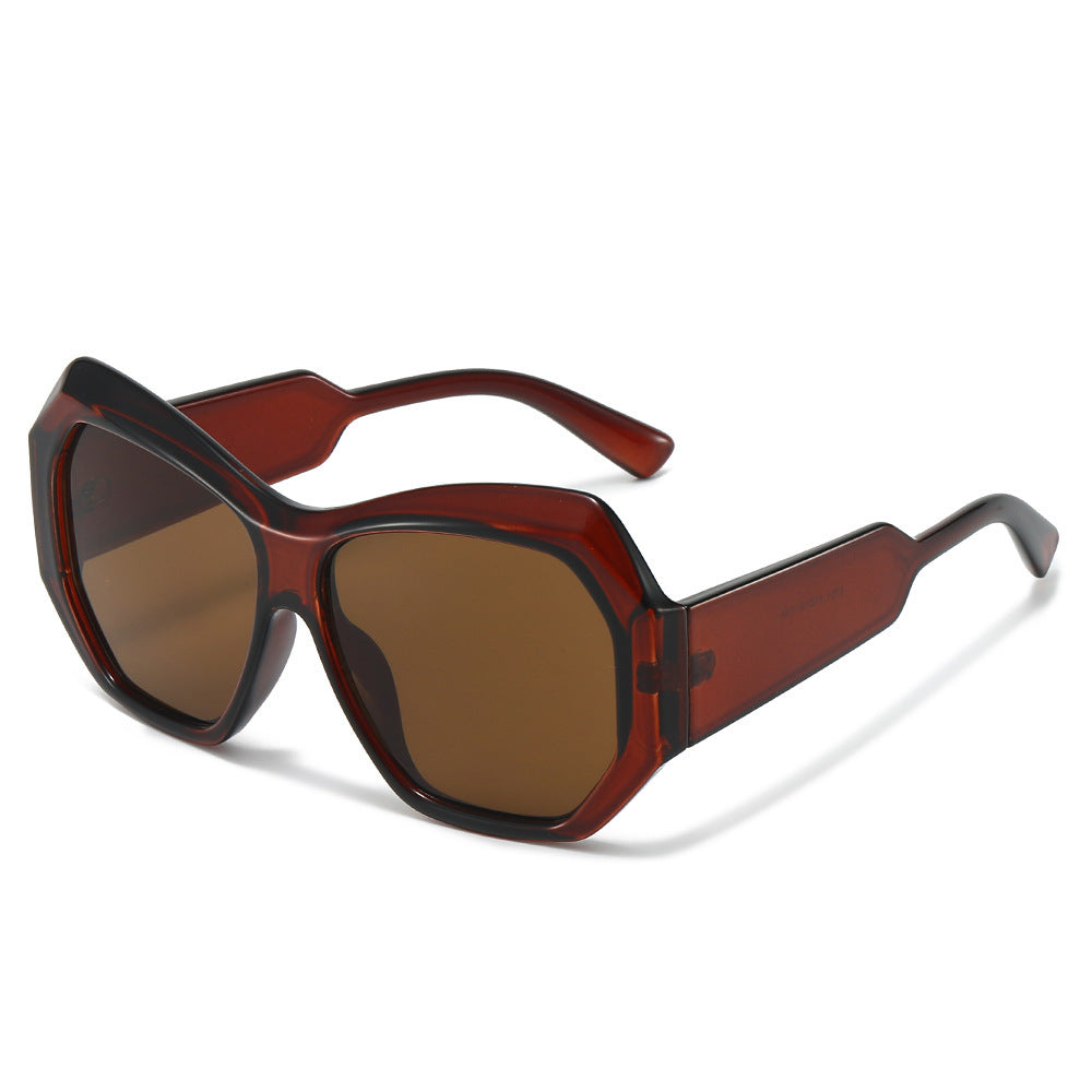 Statement Hexagonal Frame Sunglasses Bowlift