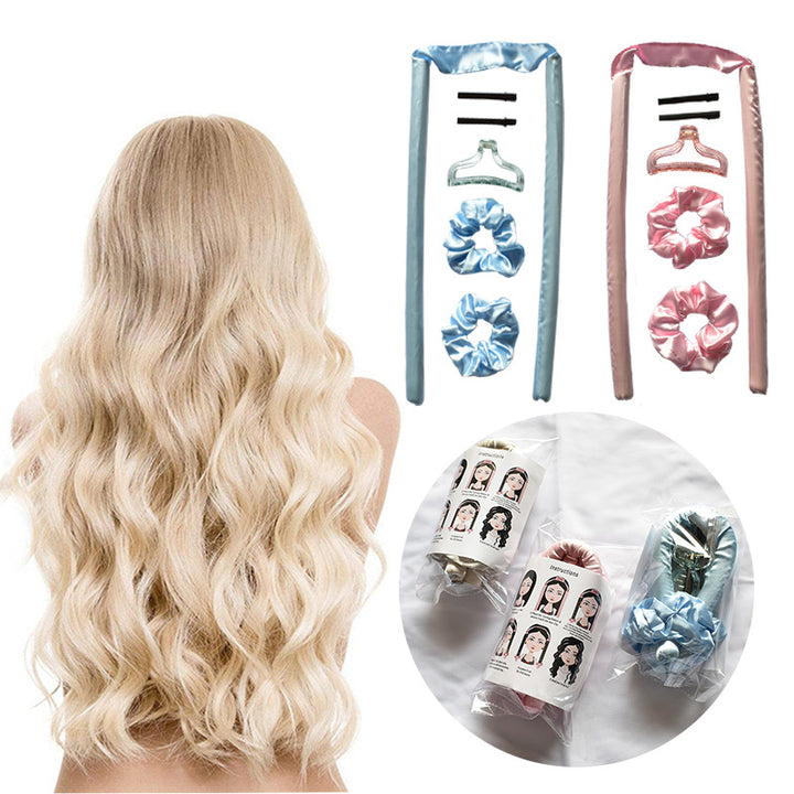 Heatless Hair Curling Ribbon Set
