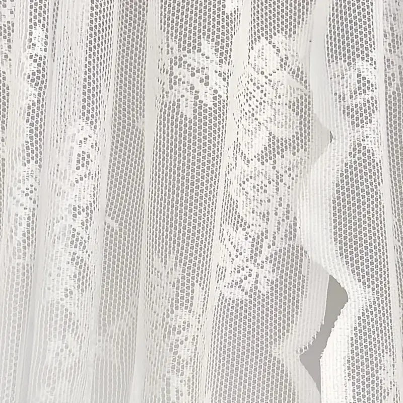 Elegant Lace Window Drapery