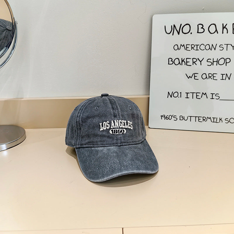 Women's Vintage-Inspired Fabric Baseball Cap Bowlift