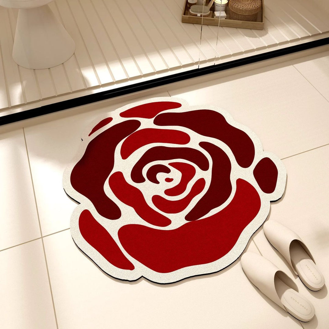 Floral-Inspired Bath Mat