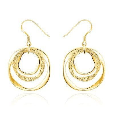 Elegant Spiral Drop Earrings Bowlift