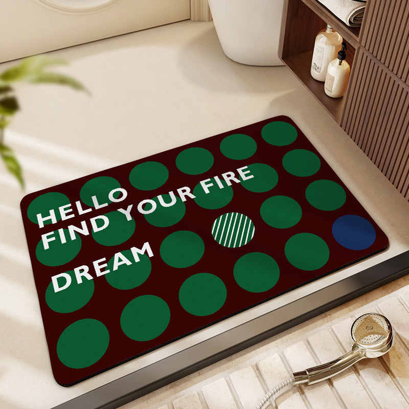 Decorative Honeycomb Bath Mat Bowlift