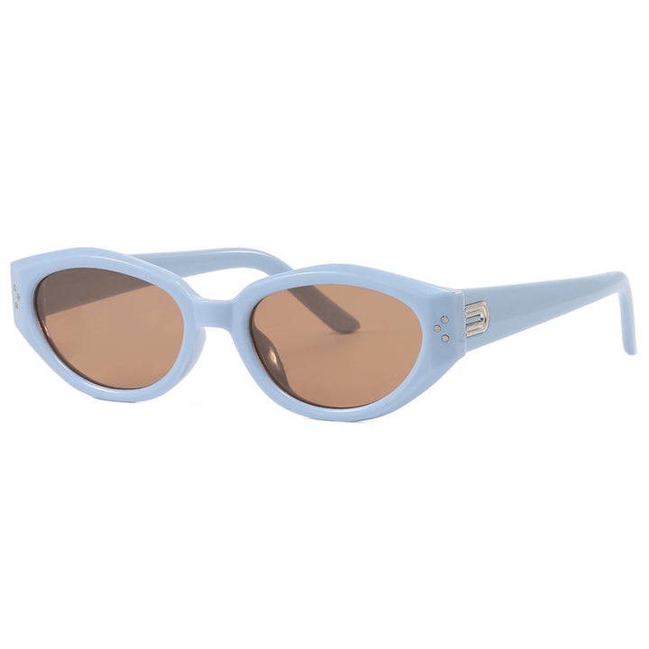Ladies' trendy sunglasses with animal print and stylish frame Bowlift