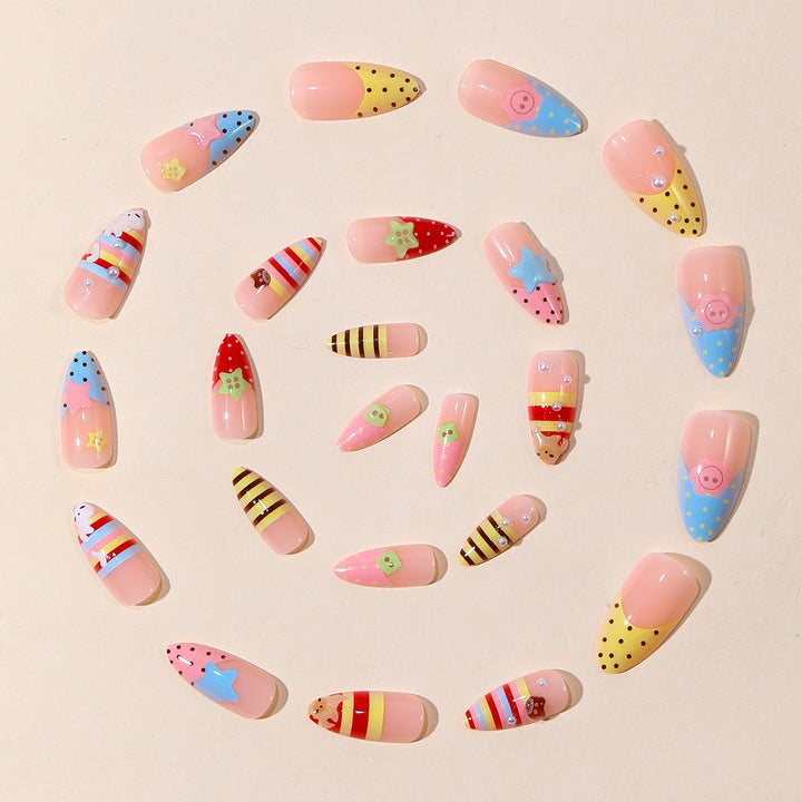 Whimsical Cartoon-Inspired 3D Nail Art Extensions Bowlift
