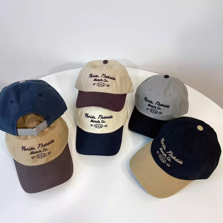 Men's Vintage-Inspired Cotton Baseball Cap Bowlift