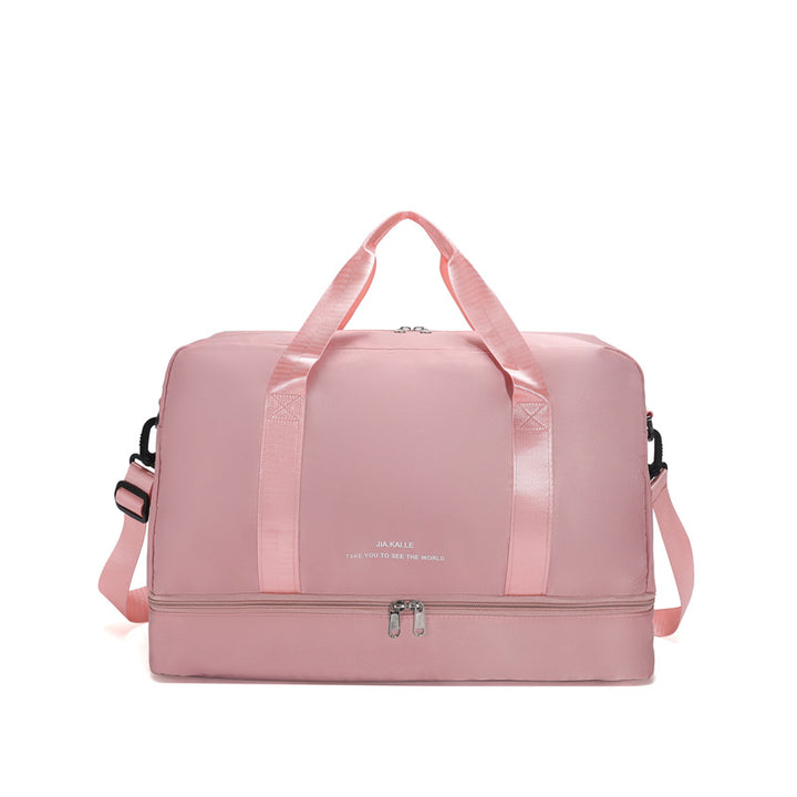 Sporty Travel Bag With Spacious Interior Compartment And Removable Shoulder Strap Bowlift