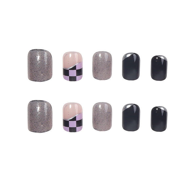 Creative Patterned Press-On Nails Bowlift