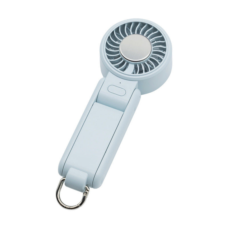 Ladies portable mini hand fan with keychain Bowlift