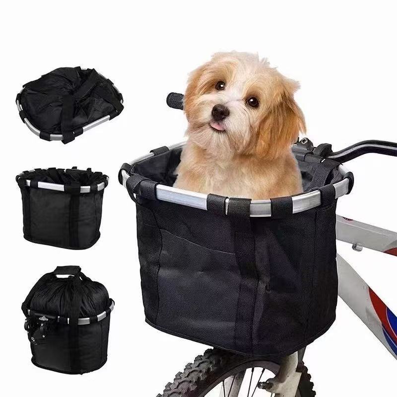 collapsible insulated front bike basket with quick-release mounting and waterproof liner Bowlift