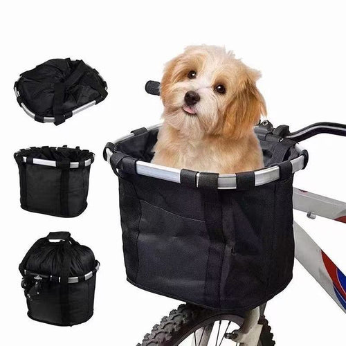 collapsible insulated front bike basket with quick-release mounting and waterproof liner Bowlift