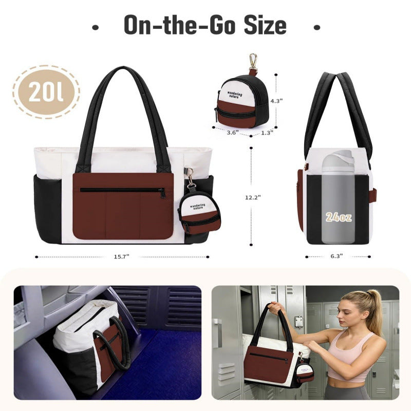 Spacious Multi-Functional Tote Bag Bowlift