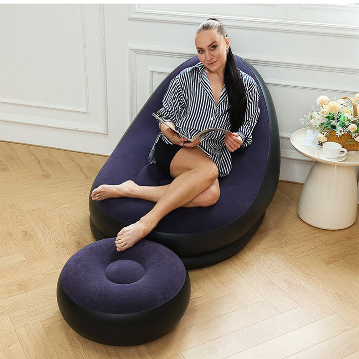 Women's Inflatable Comfort Sofa with Ergonomic Backrest Bowlift